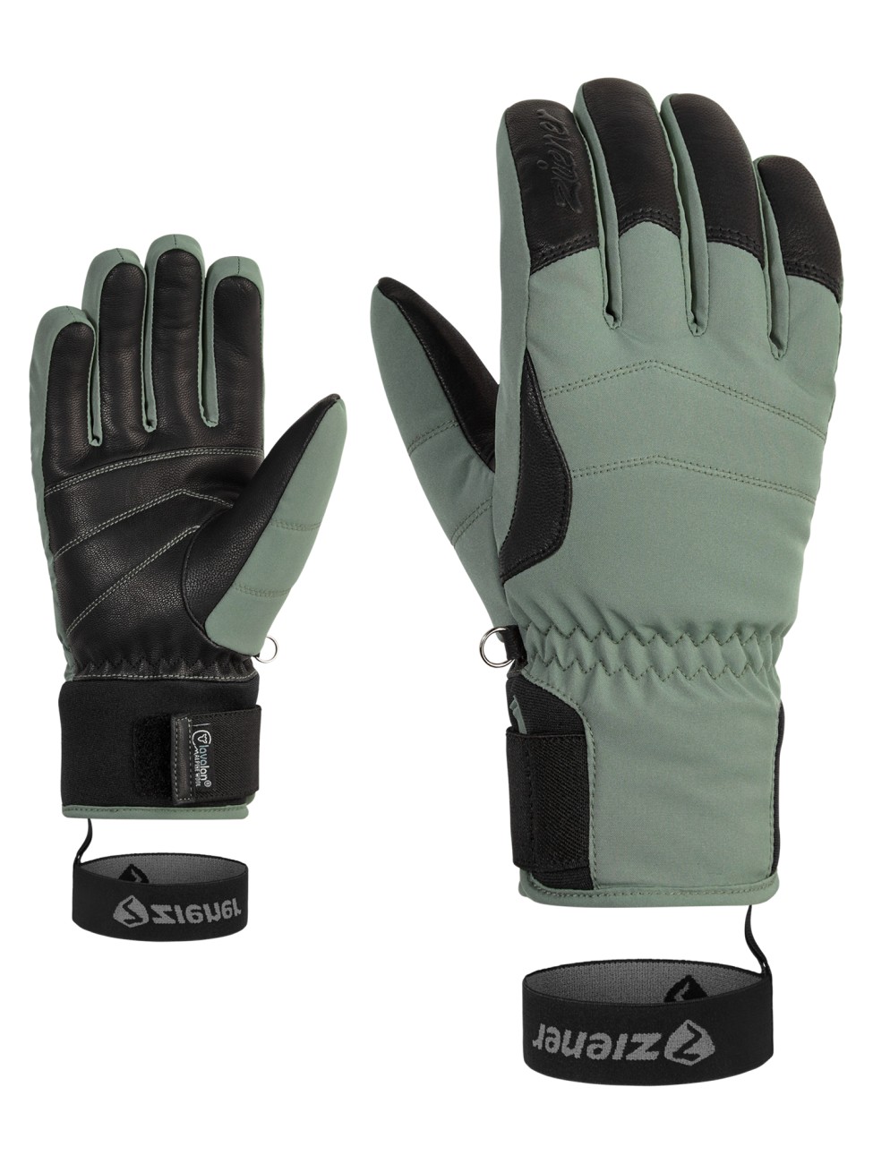ZIENER KALE AS(R) AW lady glove 840 green mud online kaufen